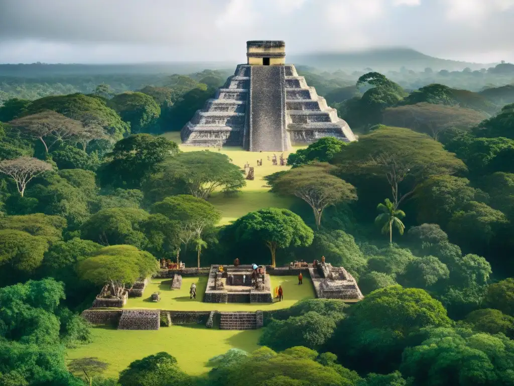 Exploración con tecnologías estudio enterramientos mayas en la selva exuberante