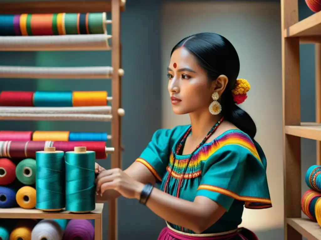 Textiles mayas: expresión cultural y social en tejidos y telares detallados