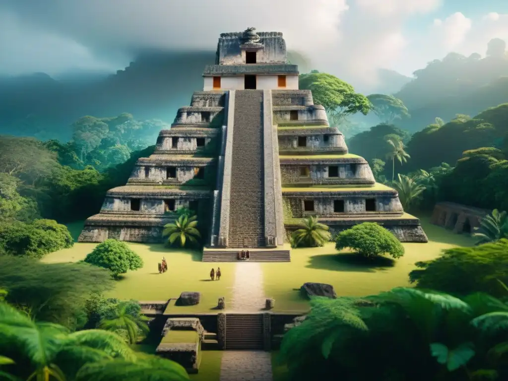 Reconstrucción 3D en turismo cultural: Arqueólogos reconstruyen detalladamente templo Maya con tecnología 3D, fusionando historia y modernidad