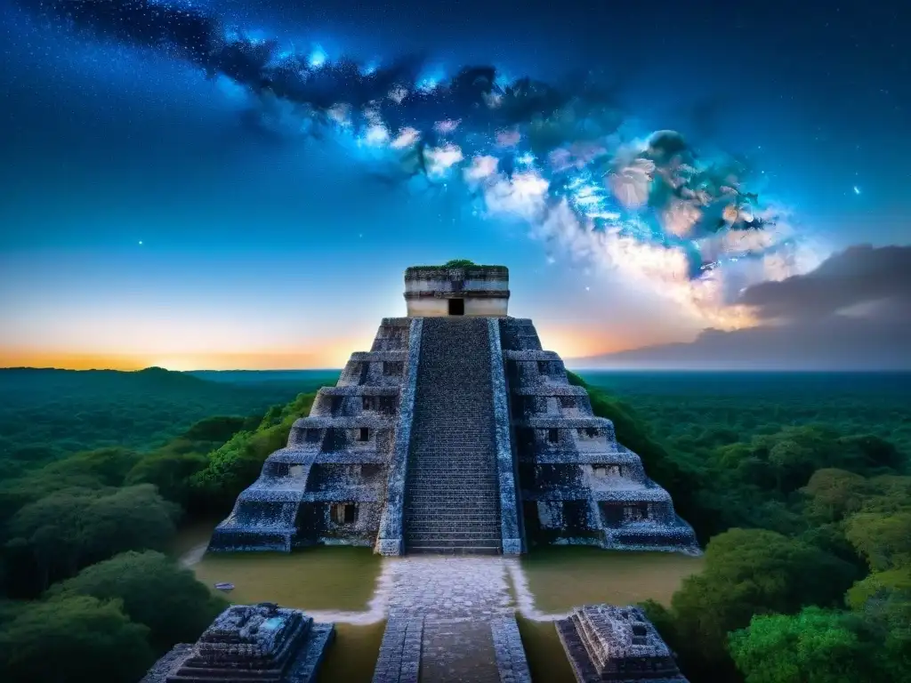 Turismo cultural en Calakmul: la Vía Láctea sobre ruinas mayas, un espectáculo celeste que conecta civilización y cosmos