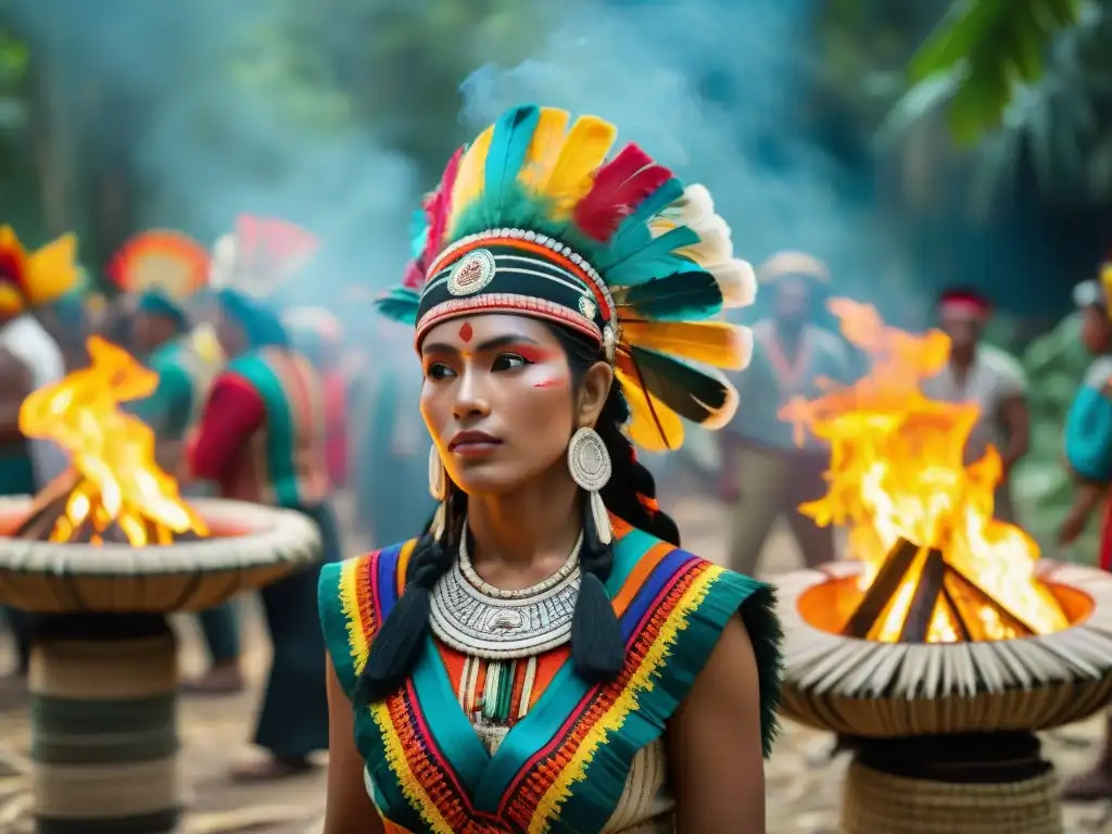 Una vibrante celebración de lenguas mayas festivales en la selva, con danzas tradicionales y coloridos atuendos