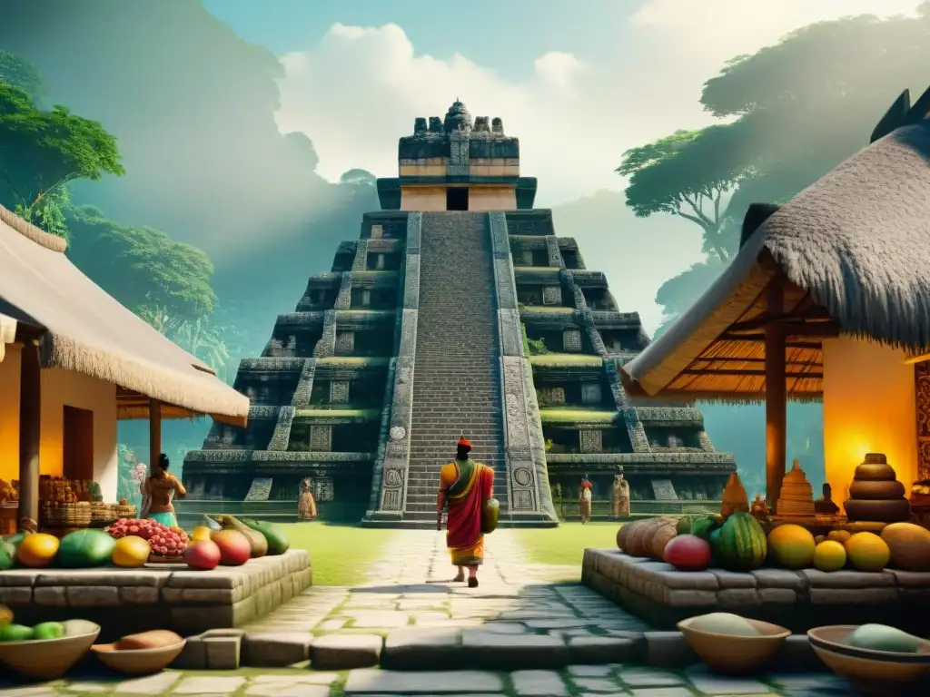 Descubre la vida en un mercado maya en este juego educativo de video, reflejando la cultura y el turismo cultural