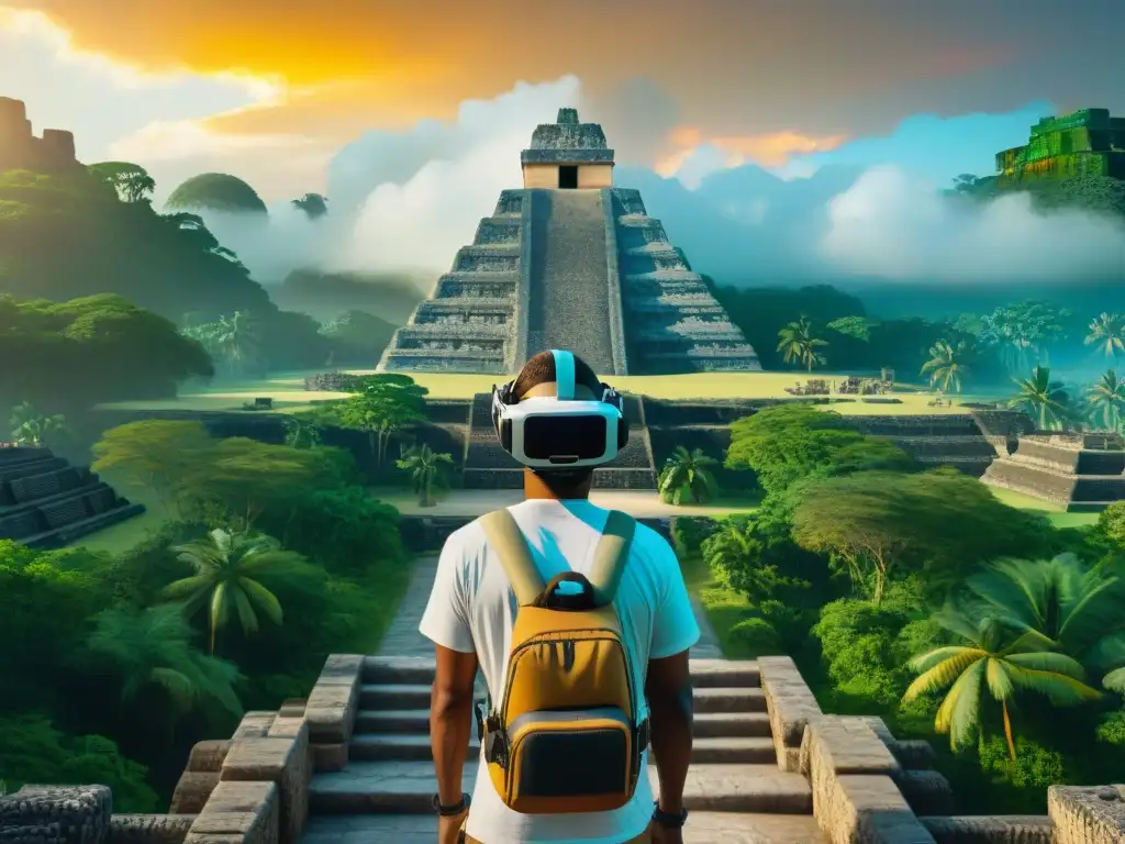 Descubre videojuegos mayas educativos y turismo cultural en una ciudad antigua recreada en realidad virtual