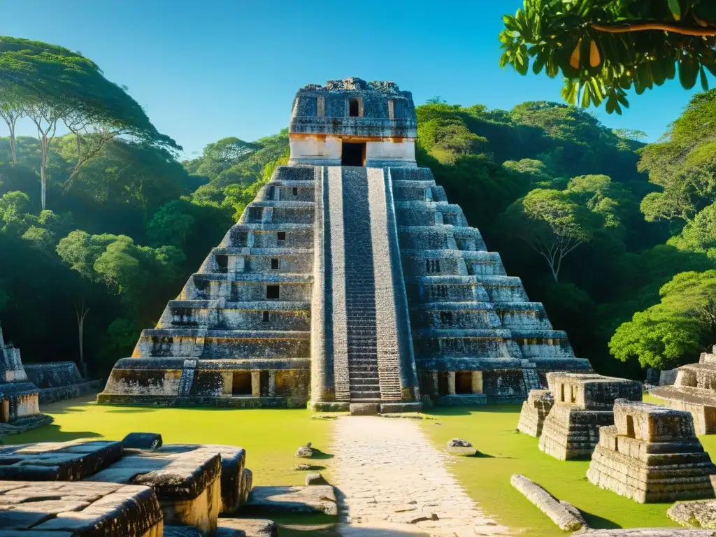 Ruinas Mayas de Coba: Detalles y Misterio en la Selva Exploración virtual de la civilización maya: Detalles impresionantes de las ruinas de Coba entre la exuberante jungla